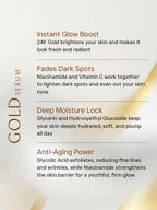 Flawora 24k Golden Glow Face Serum | Grocsy