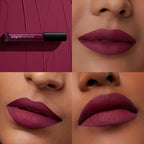 Pilgrim Liquid Matte Lipstick with Hyaluronic Acid - Wine Spill | Grocsy