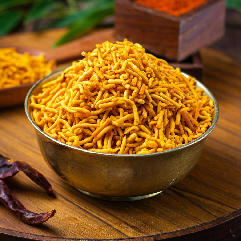 Patilkaki Garlic Sev | Grocsy