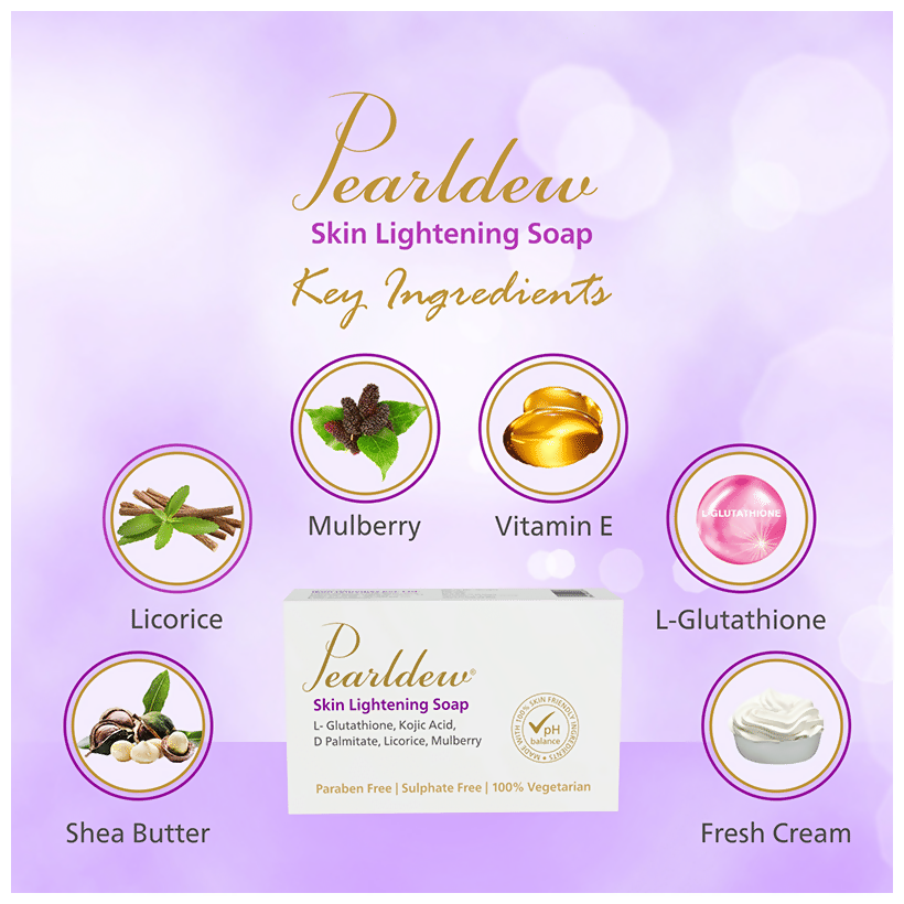 Pearldew Skin Lightening Soap | Grocsy