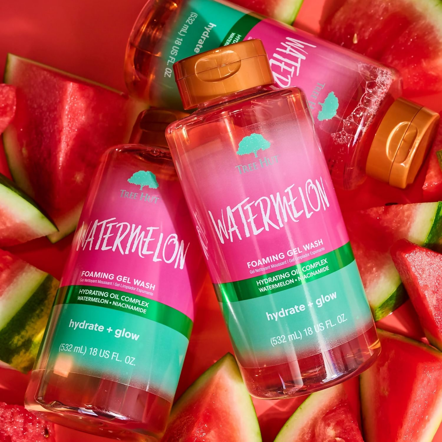 Tree Hut Watermelon Nourishing, Moisturizing & Hydrating Foaming Gel | Grocsy