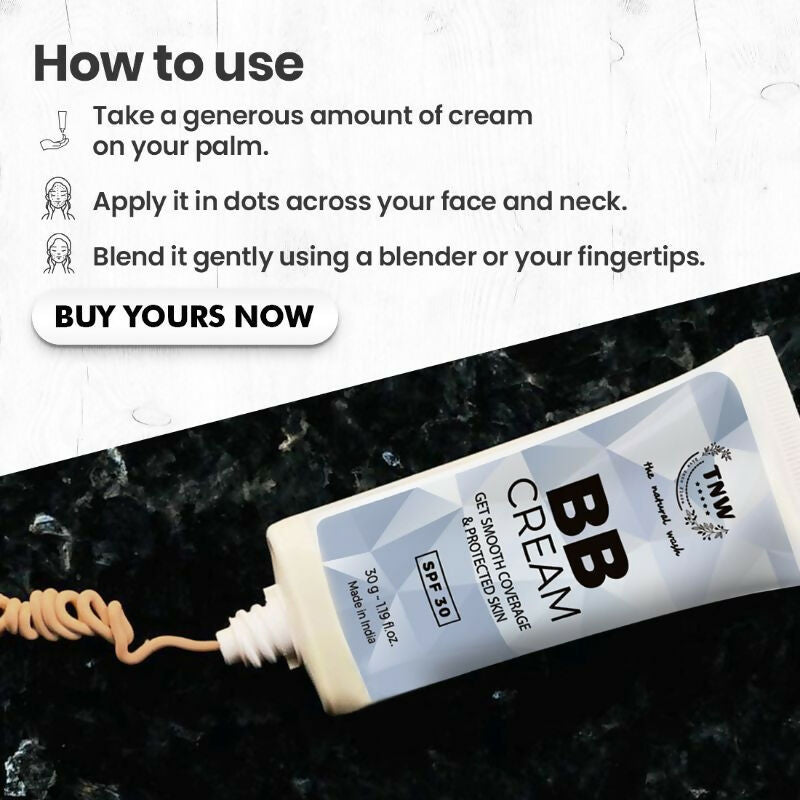The Natural Wash BB Cream Medium Coverage with SPF 30 - 02 Medium Shade | Grocsy