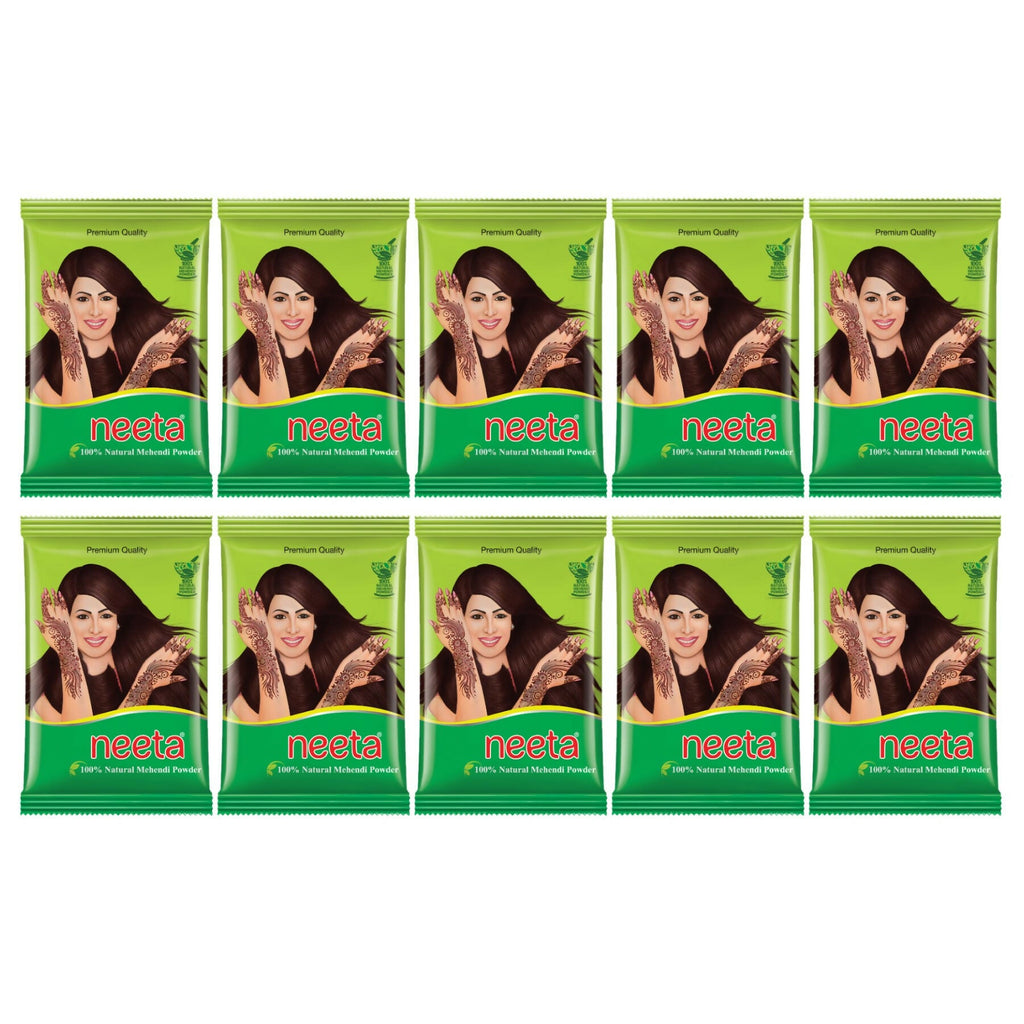 Neeta Henna Powder Enriched With Natural Herbs-Natural Brown | Grocsy