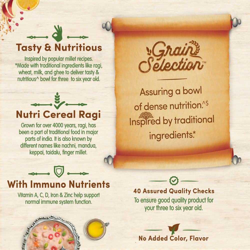 Nestle Ceregrow Growing Up Cereal with Ragi, Mixed Fruit & Ghee | Grocsy