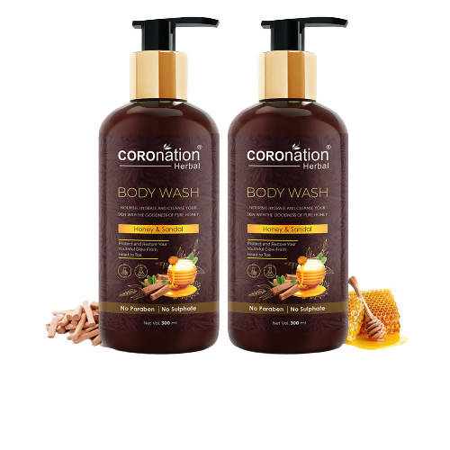 Coronation Herbal Honey and Sandal Body Wash | Grocsy