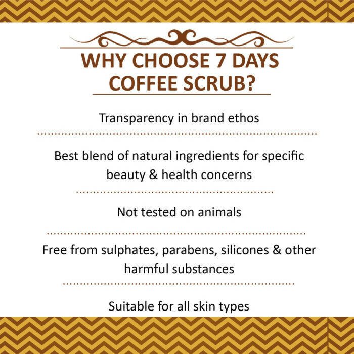 7 Days Coffee Body Scrub | Grocsy