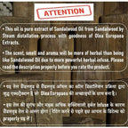 Brown & White Edible Sandalwood Oil Lite | Grocsy
