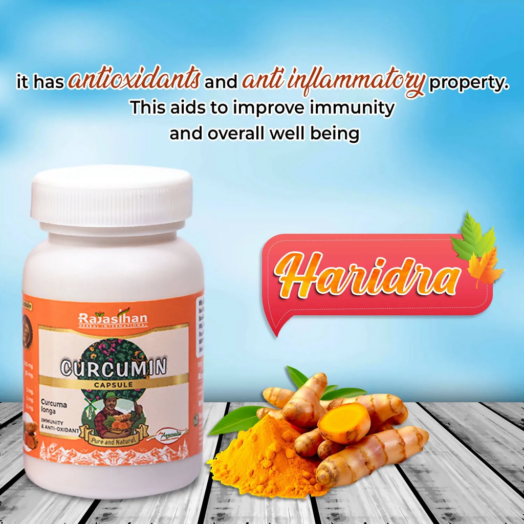 Rajasthan Herbals Curcumin Capsules | Grocsy