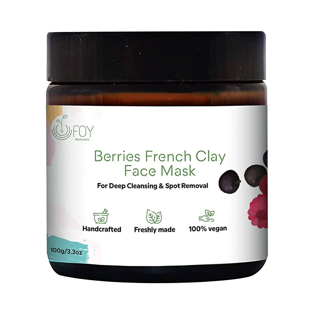FOY Naturals Berries & French Clay Face Mask | Grocsy