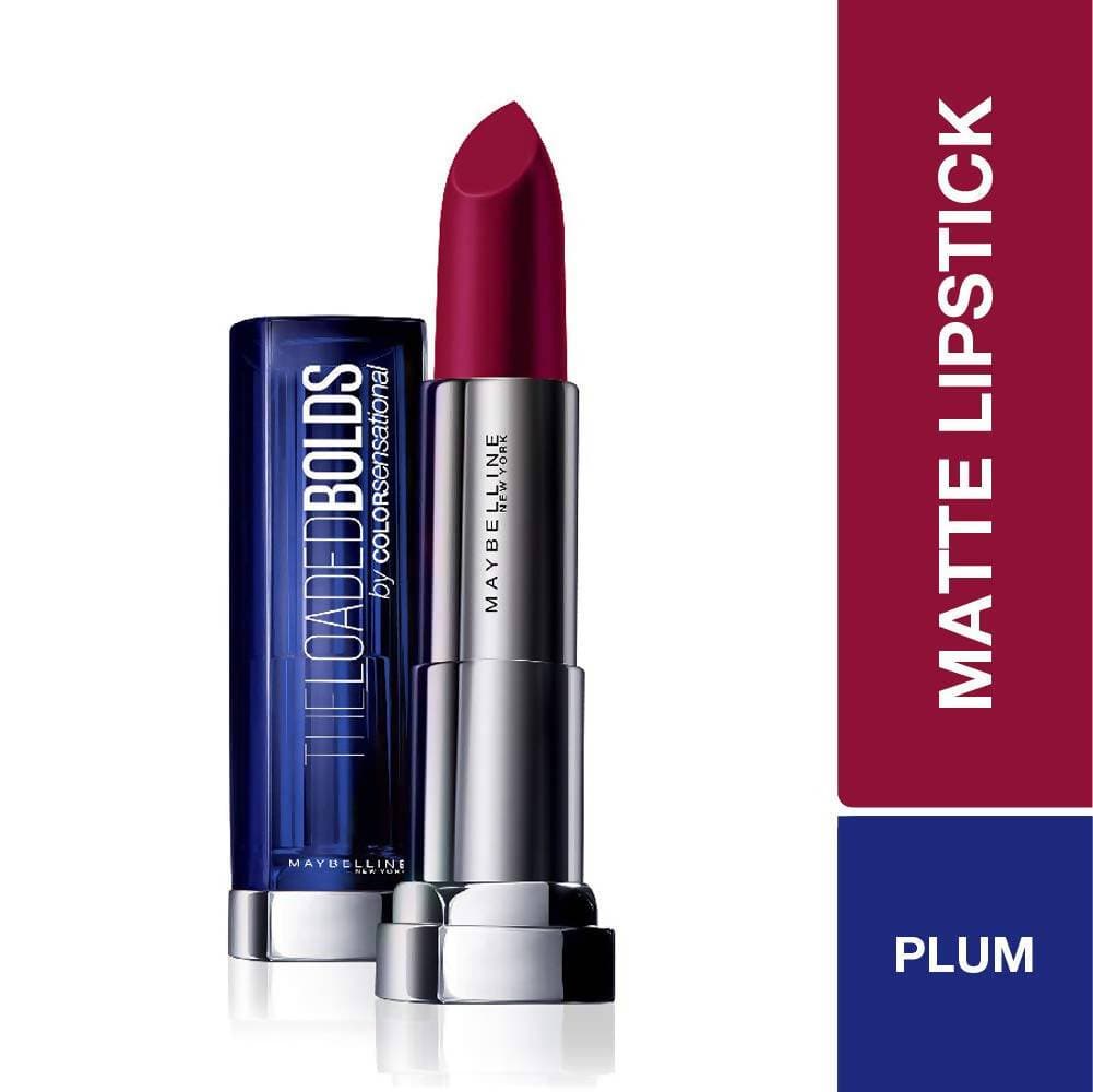 Maybelline New York Color Sensational Creamy Matte Lipstick, 904 Berry Bossy | Grocsy