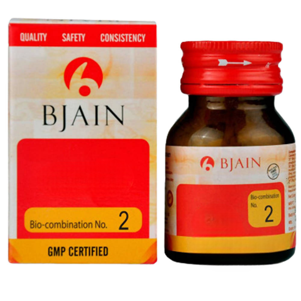 Bjain Homeopathy Bio Combination No.2 Tablet | Grocsy