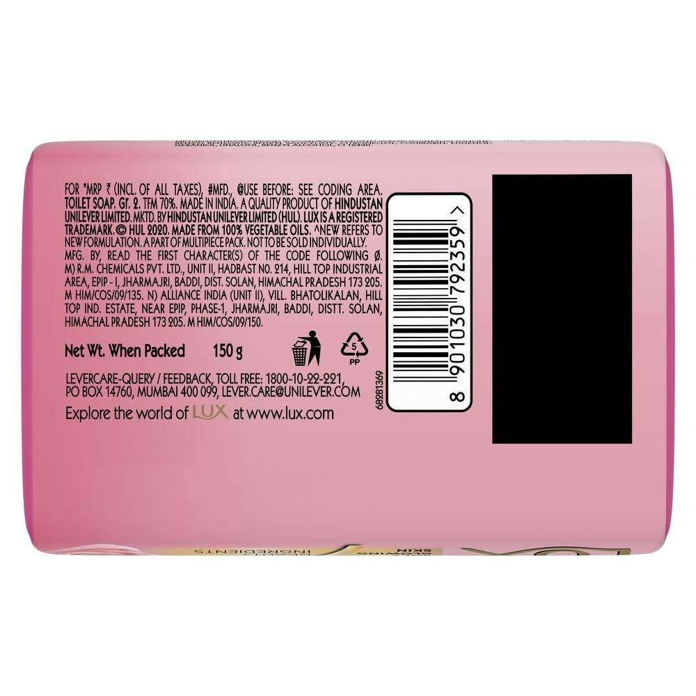 Lux Rose & Vitamin E Soap For Soft Glowing Skin | Grocsy