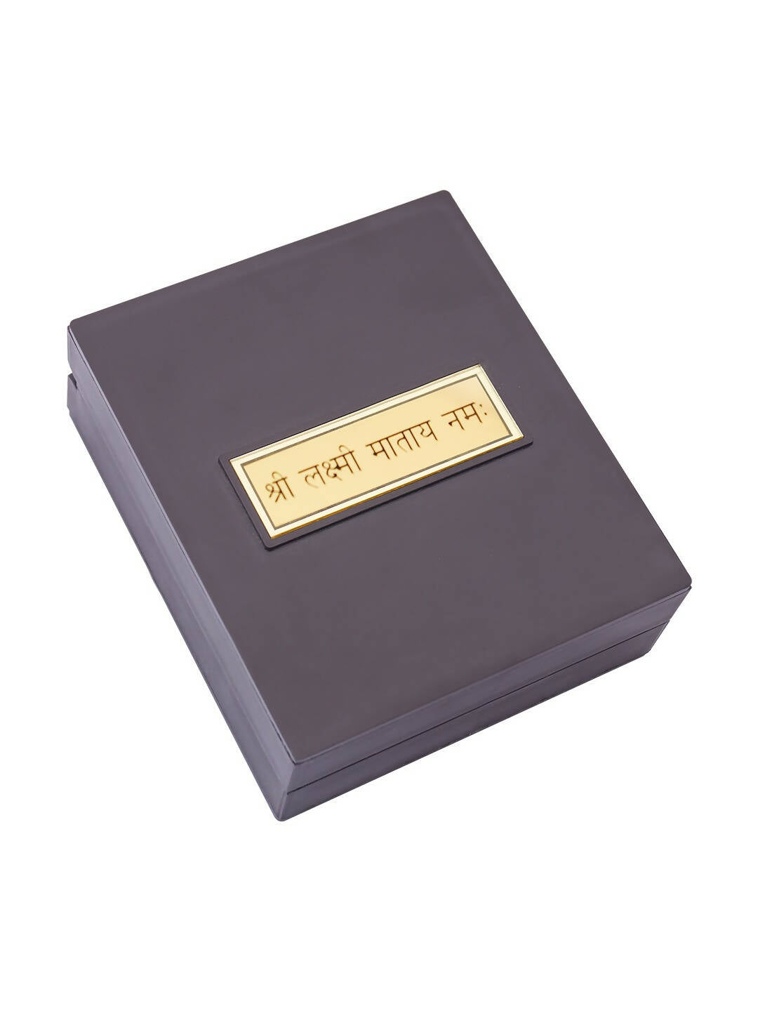 Golden Peacock Brown & 24 Ct Gold Foil Laxmi Ji Pooja Box | Grocsy