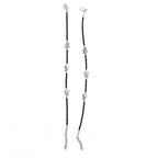 Mominos Fashion Kamal Johar Oxidised Elephant Design Silver/Black Anklets | Grocsy