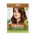 Nisha Creme Hair Color for Women - Natural Brown | Grocsy