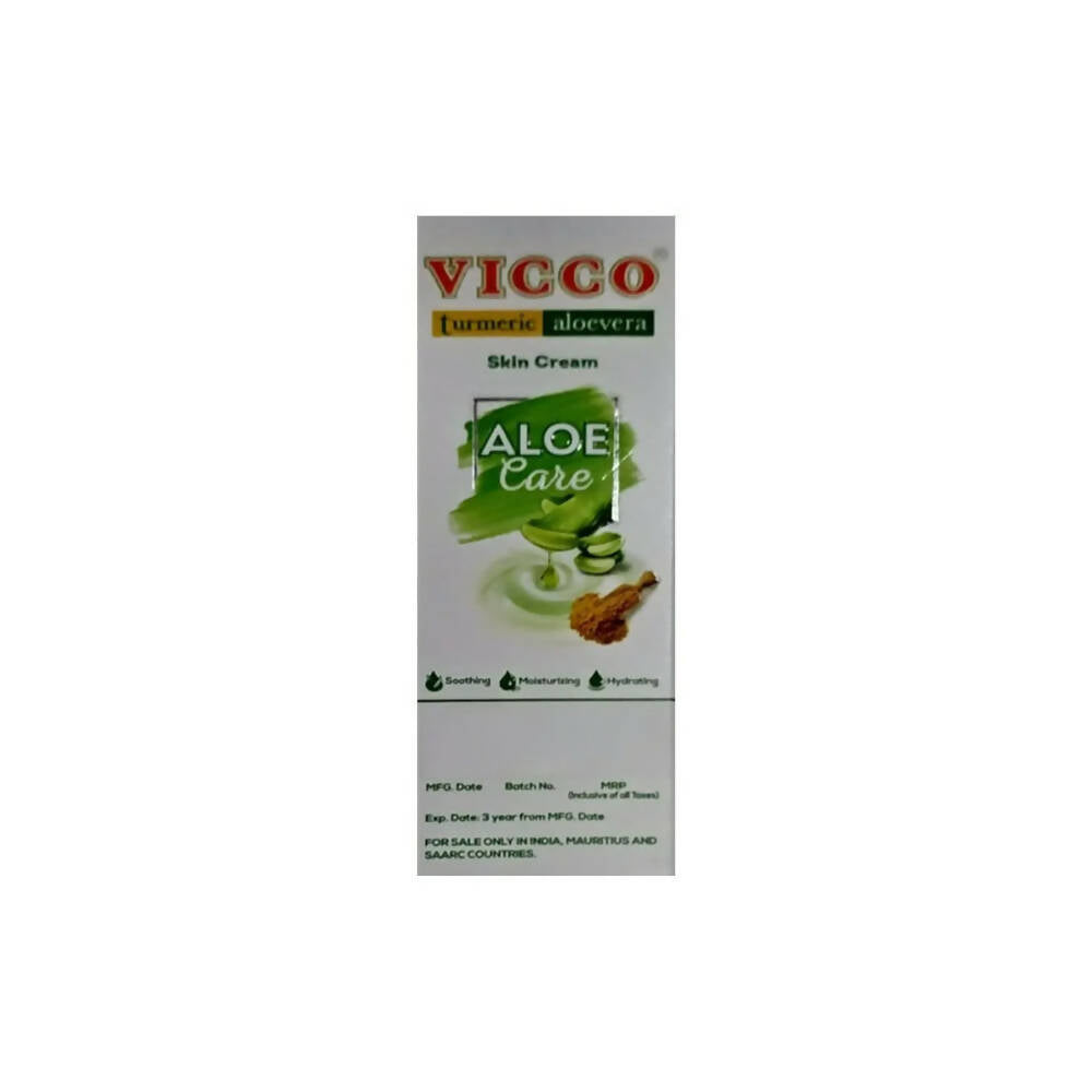 Vicco Turmeric Aloe vera Skin Cream | Grocsy