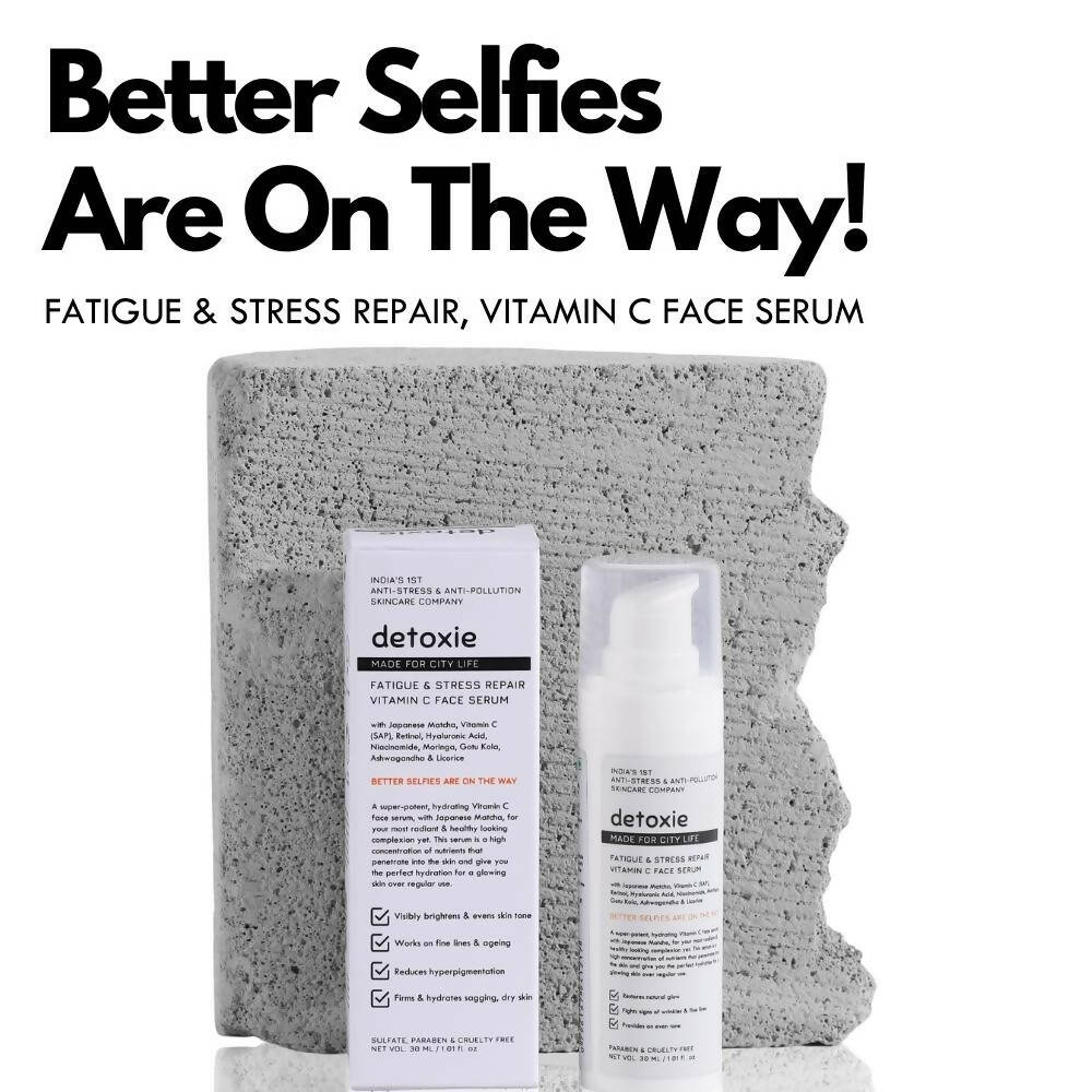 Detoxie Fatigue & Stress Repair Vitamin C Face Serum | Grocsy