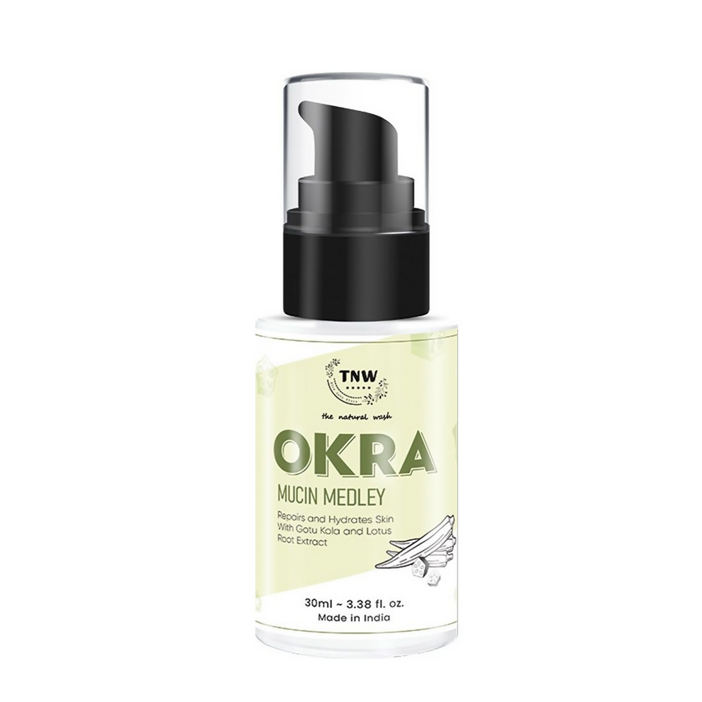 The Natural Wash Okra Mucin Serum For Long-Lasting Long-Lasting Moisturized Skin | Grocsy