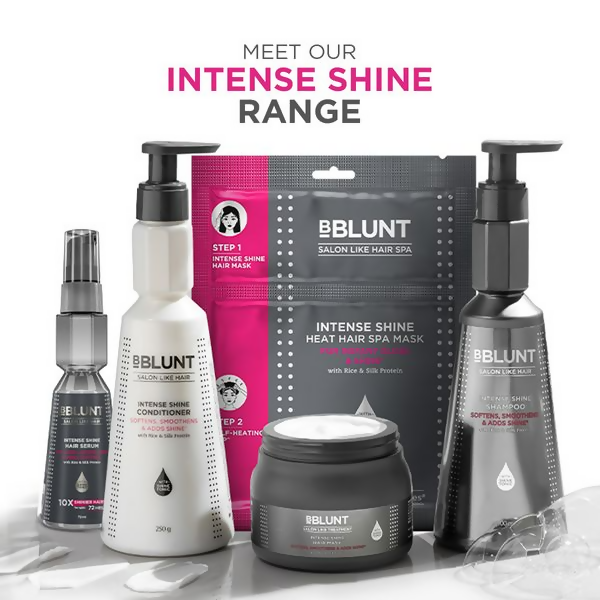 BBlunt Intense Shine Heat Hair Spa Mask With Rice & Silk Protein | Grocsy