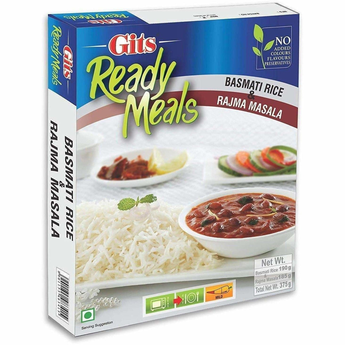 Gits Ready Meals Basmati Rice and Rajma Masala | Grocsy