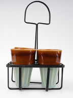 Simply Soho Kulhad Caddy-Set of 4 | Grocsy