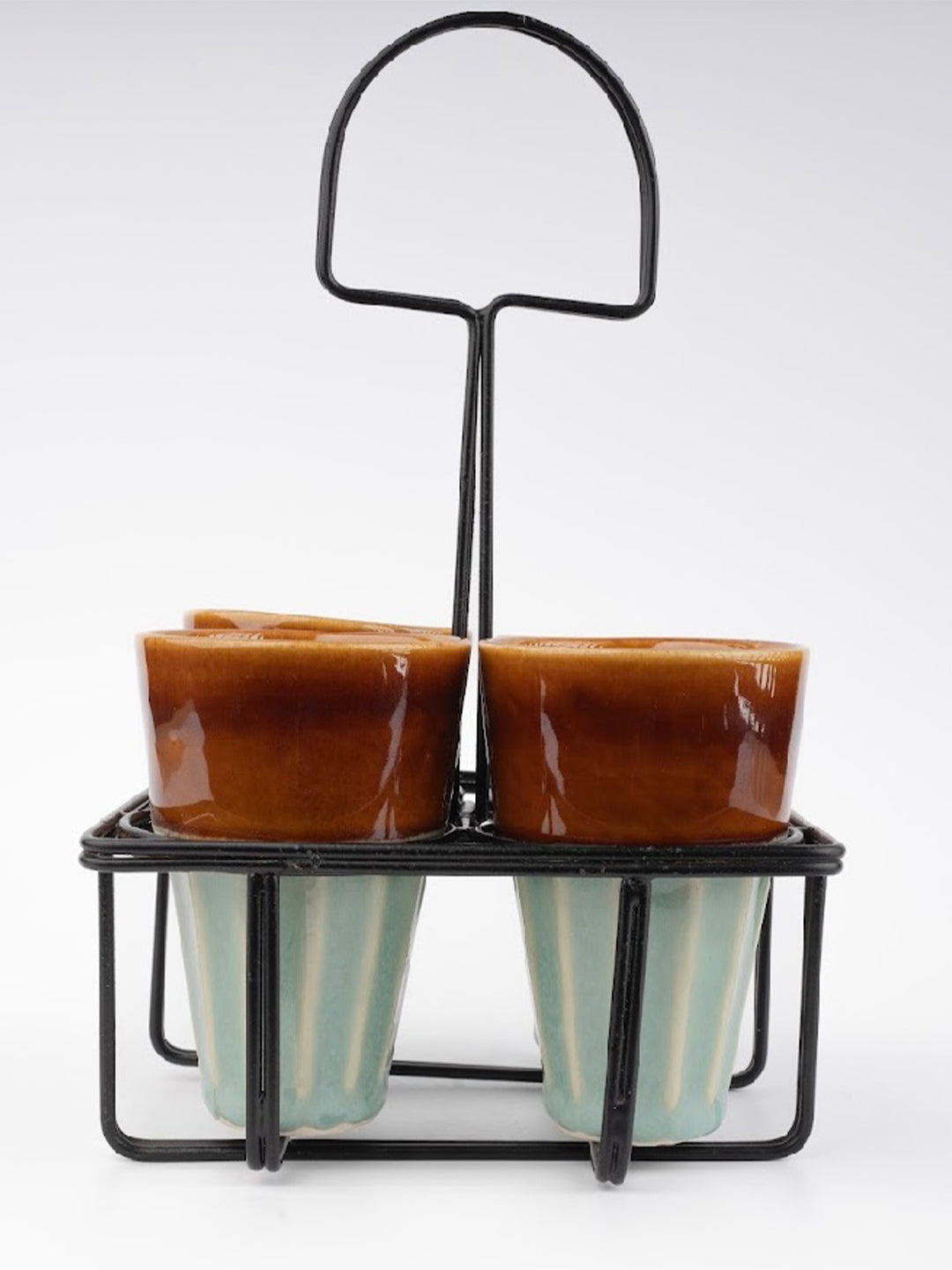 Simply Soho Kulhad Caddy-Set of 4 | Grocsy
