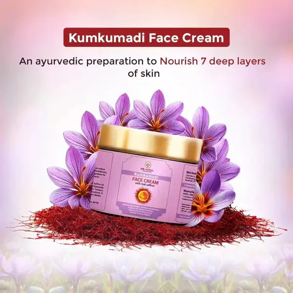 We Herbal Kumkumadi Face Cream: An Ayurvedic Solution For Modern Radiant Revitalized Skin | Grocsy