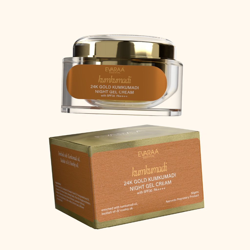 Evaraa Essential 24k Gold Kumkumadi Cream | Grocsy