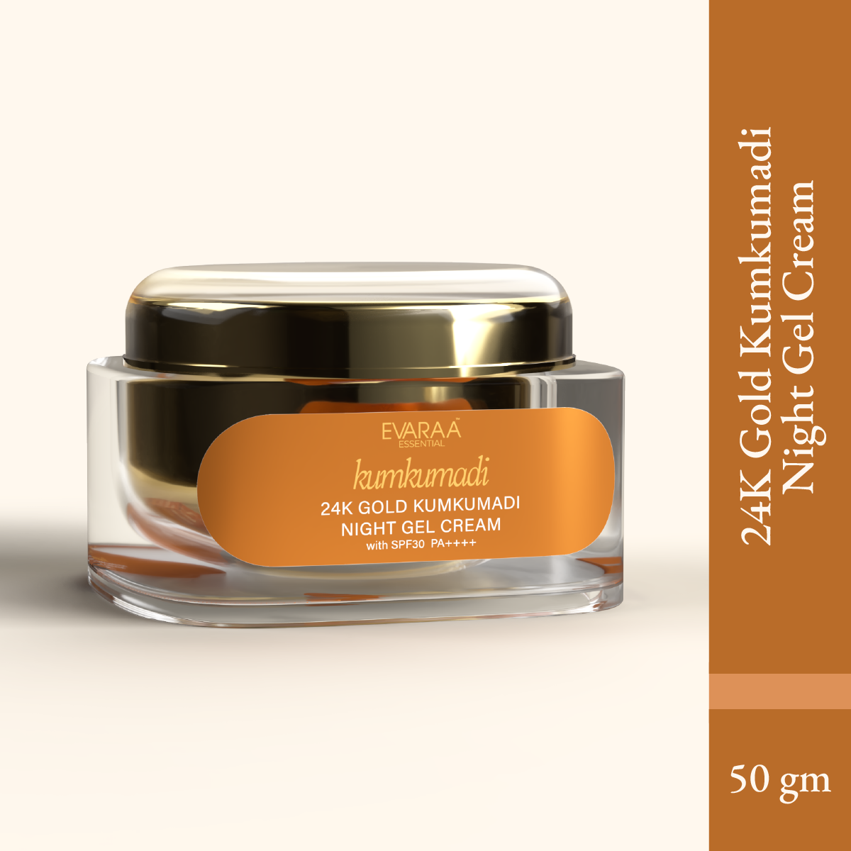 Evaraa Essential 24k Gold Kumkumadi Cream | Grocsy
