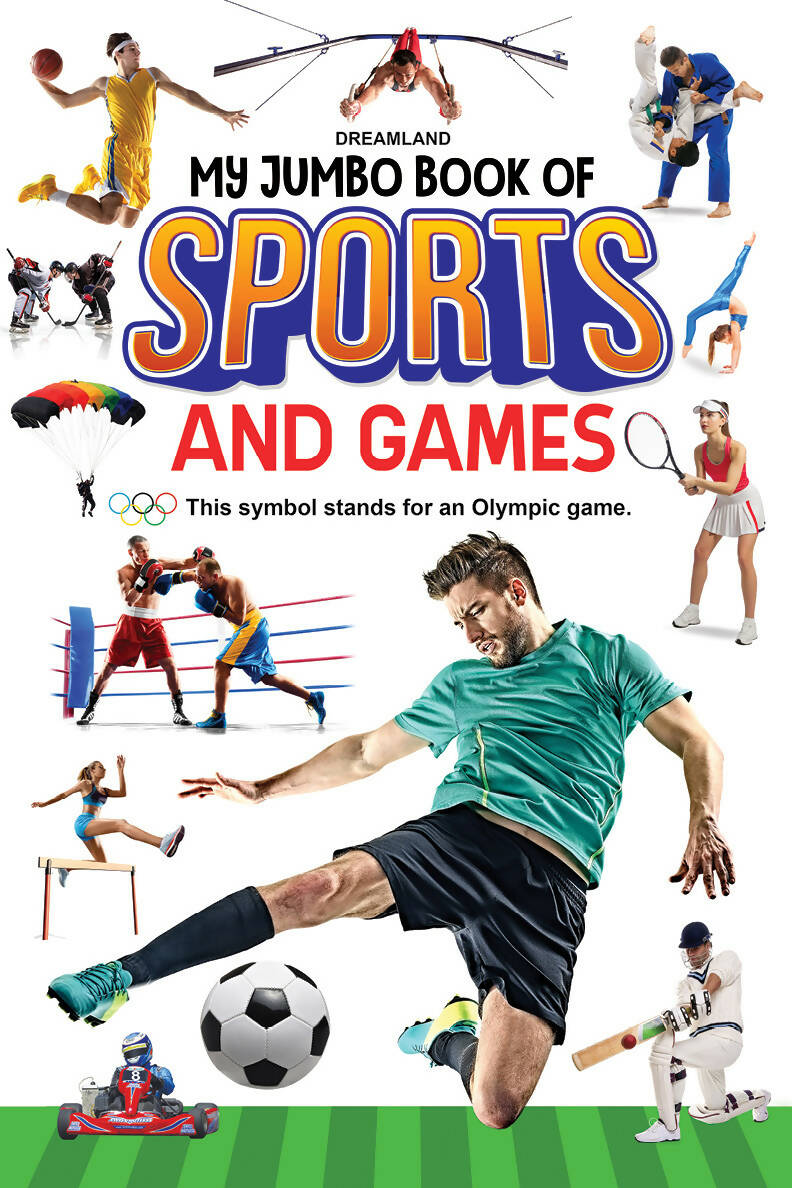 Dreamland My Jumbo Book of Sports and Games : Children Reference-Sports Book | Grocsy