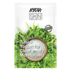 Nykaa Skin Secrets Indian Rituals Tulsi + Yogurt Sheet Mask For Clear & Moisturised Skin | Grocsy