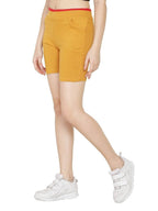 Asmaani Mustard Color Short Pant with Two Side Pockets | Grocsy