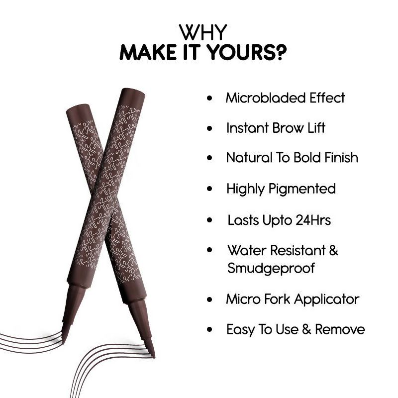 Kay Beauty By Katrina Kaif Eyebrow Microblading Pen - Walnut | Grocsy