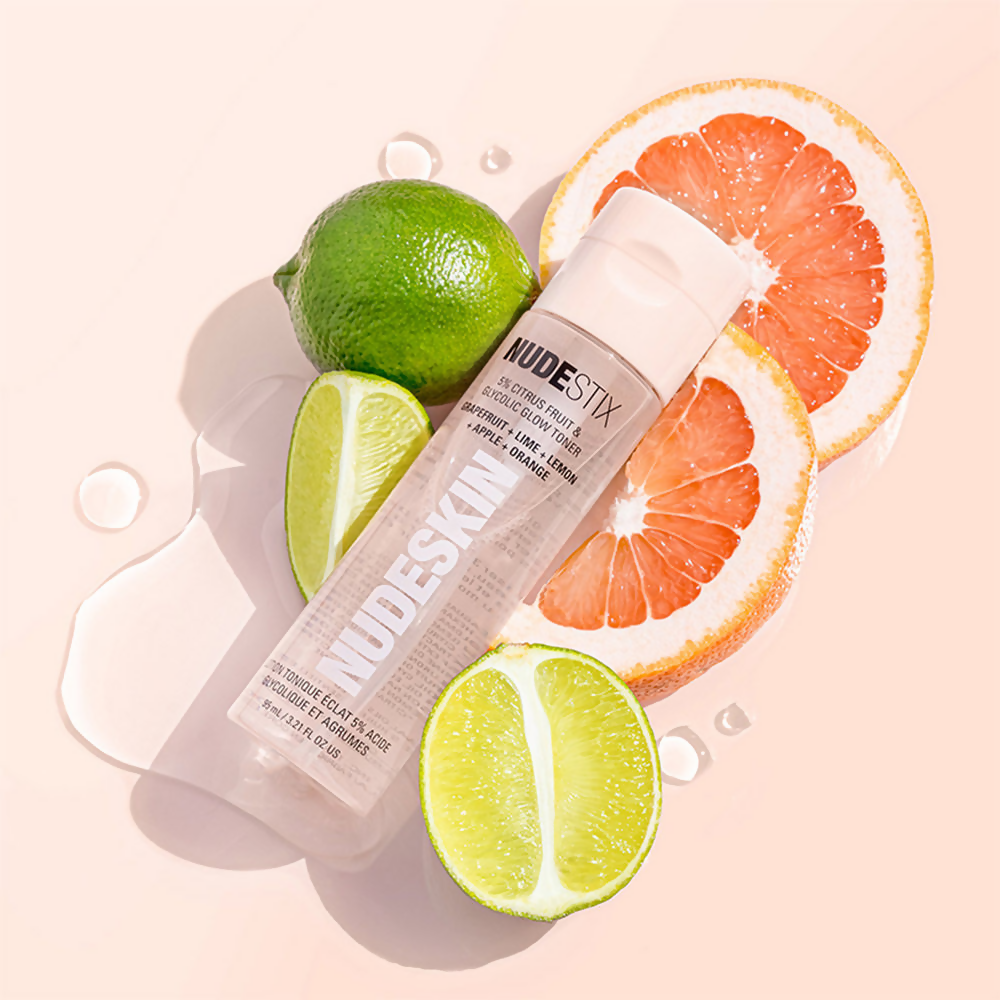 Nudestix Nudeskin 5% Citrus Fruit & Glycolic Glow Toner | Grocsy