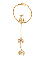 Ruby Raang Gold Chand Kundan Haath Phool | Grocsy