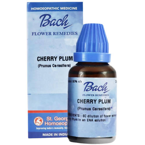 St. George's Bach Flower Remedies Cherry Plum | Grocsy