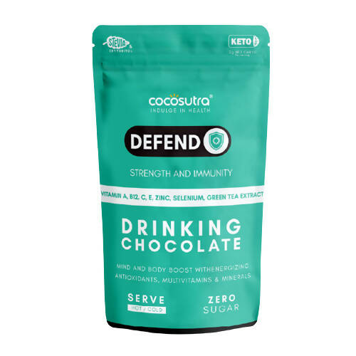 Cocosutra Lite - Defend - Sugar Free Drinking Chocolate Mix | Grocsy