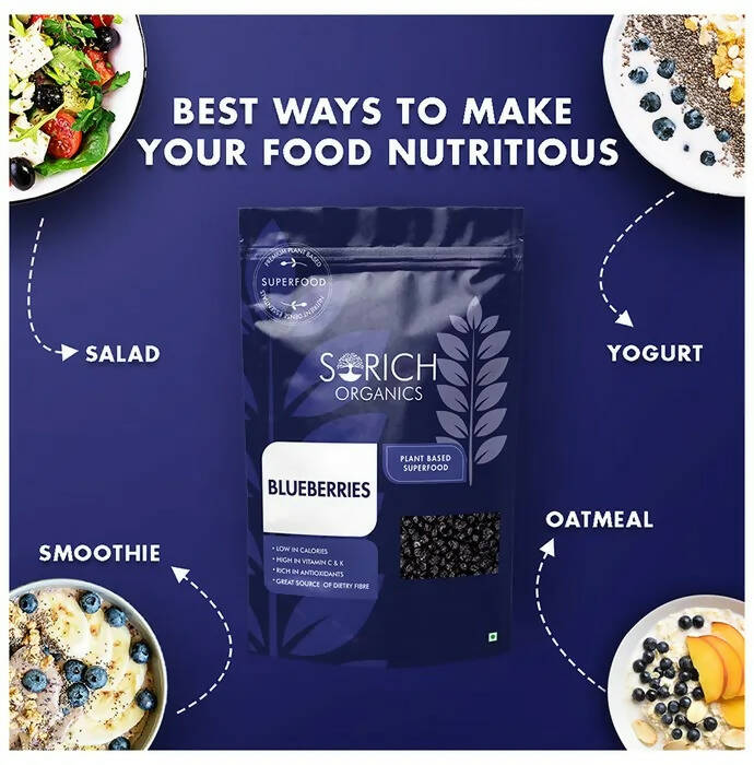 Sorich Organics Plant Based Superfood Blue Berries | Grocsy
