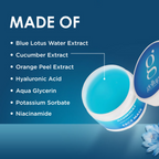 Zobha Illuminat Korean Glass Finish Face Mask With Blue Lotus Water Extract | Grocsy