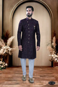 Joban Fashion Men's Wine TR Kurta with Pyjama | Grocsy