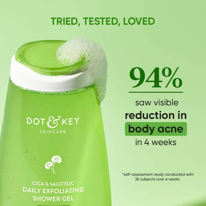 Dot & Key Cica & Salicylic Daily Exfoliating Shower Gel | Grocsy