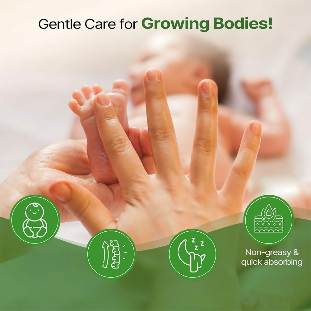Herby Angel Bala Ashwagandhadi Body Massage Oil for Baby | Grocsy
