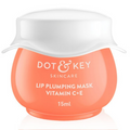 Dot & Key Vitamin C+E Peachy Nude Lip Plumping Mask- Blood Orange & Nectarine | Grocsy