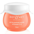 Dot & Key Vitamin C+E Peachy Nude Lip Plumping Mask- Blood Orange & Nectarine | Grocsy