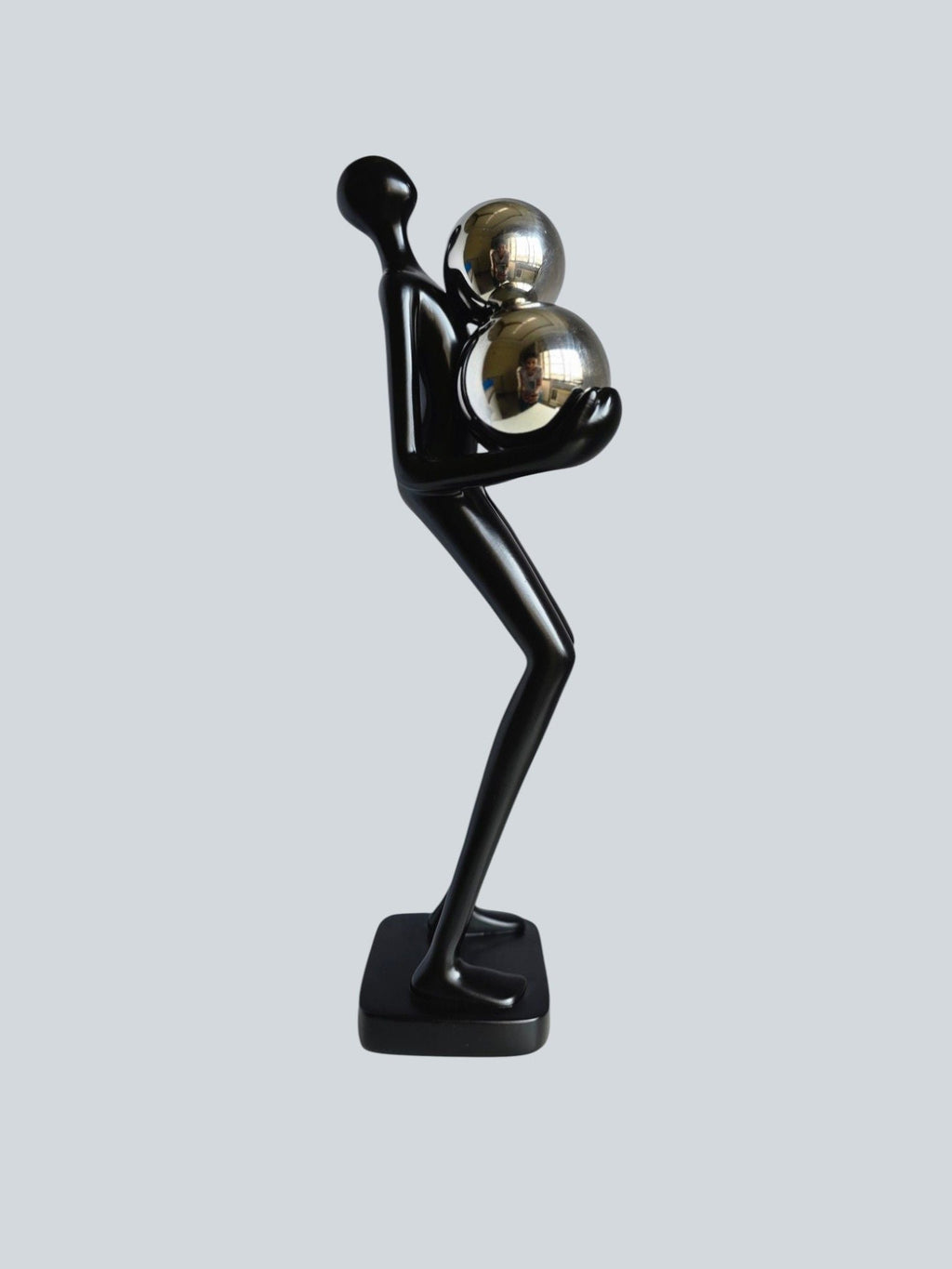 Sun Mun Decors Black Three Ball Figure | Grocsy