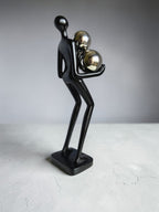 Sun Mun Decors Black Three Ball Figure | Grocsy