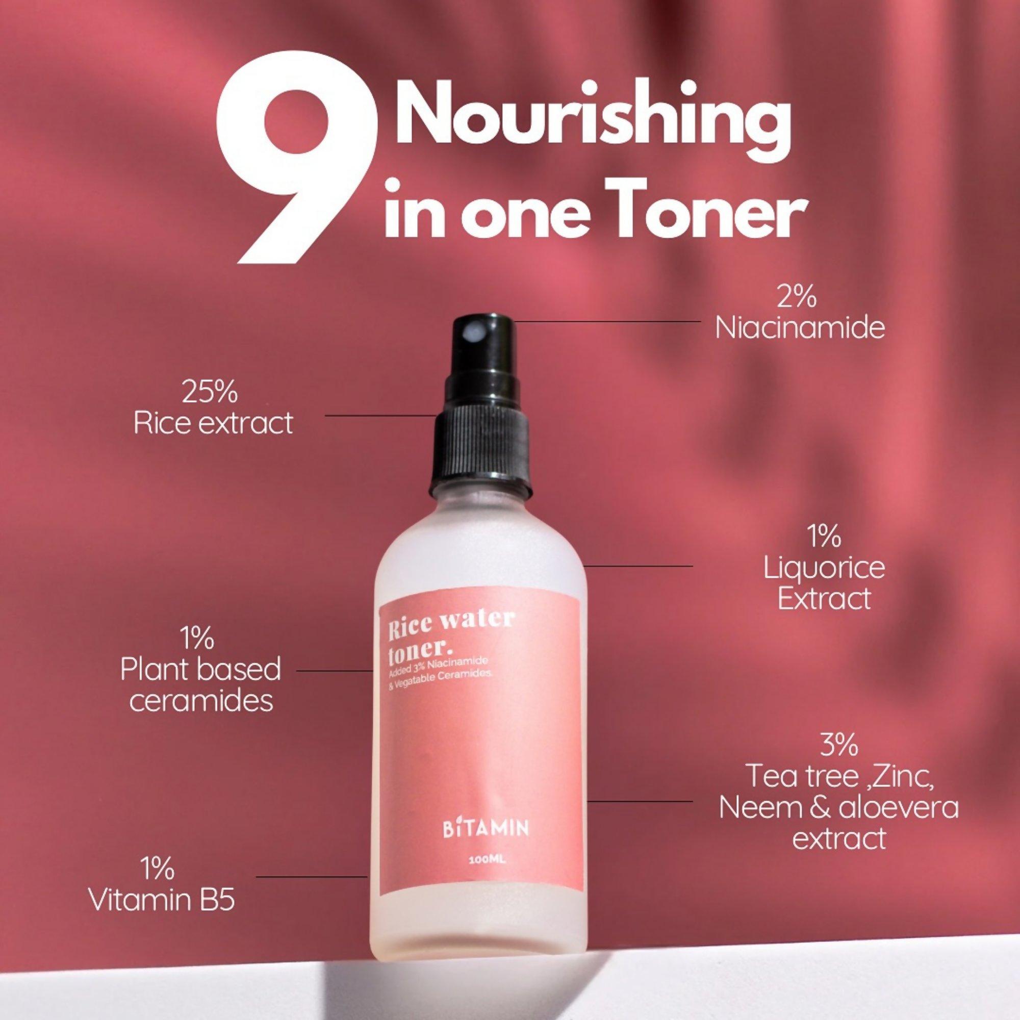 Bitamin Body Oil & Rice Water Toner Bundle | Grocsy