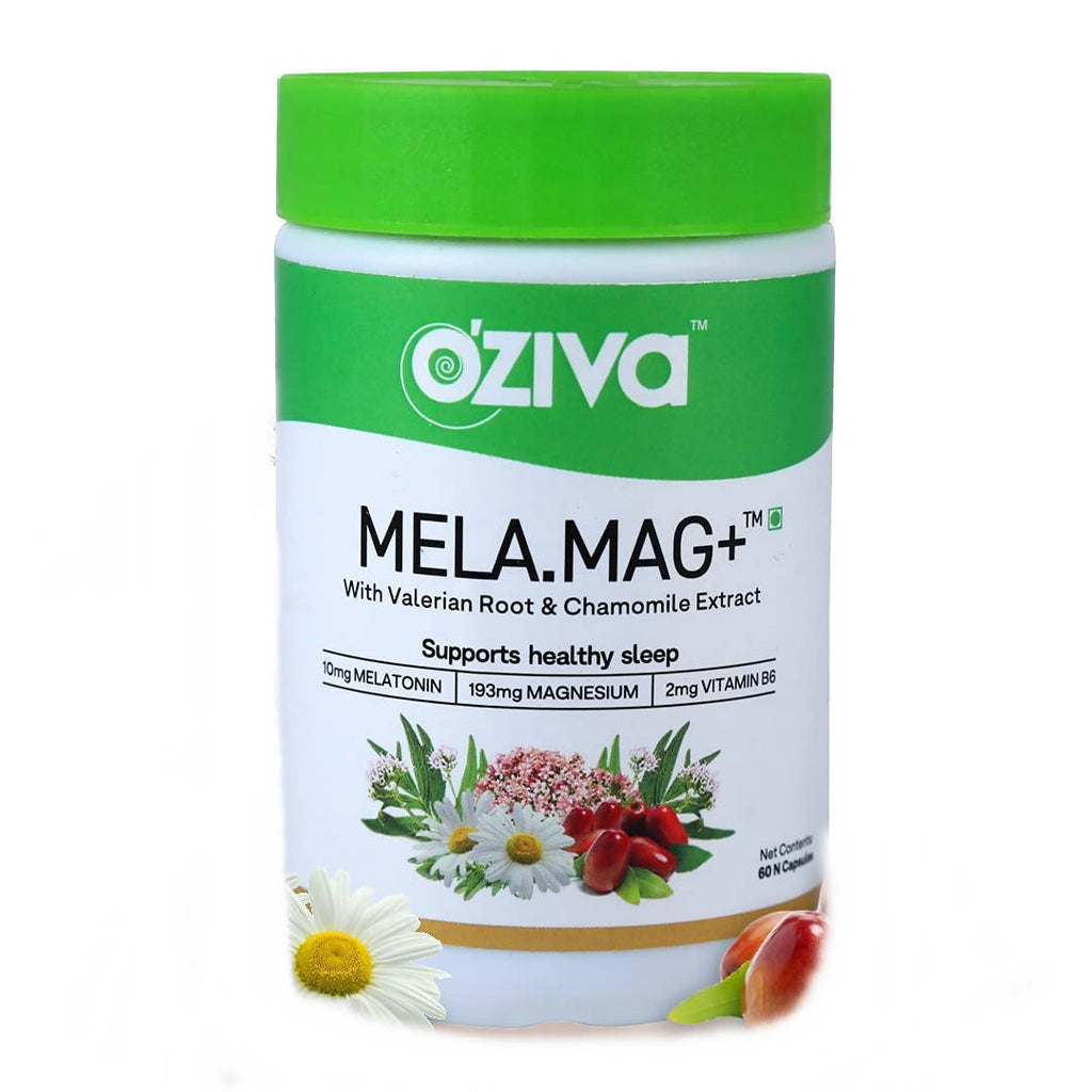 OZiva Mela.Mag+ Capsules | Grocsy