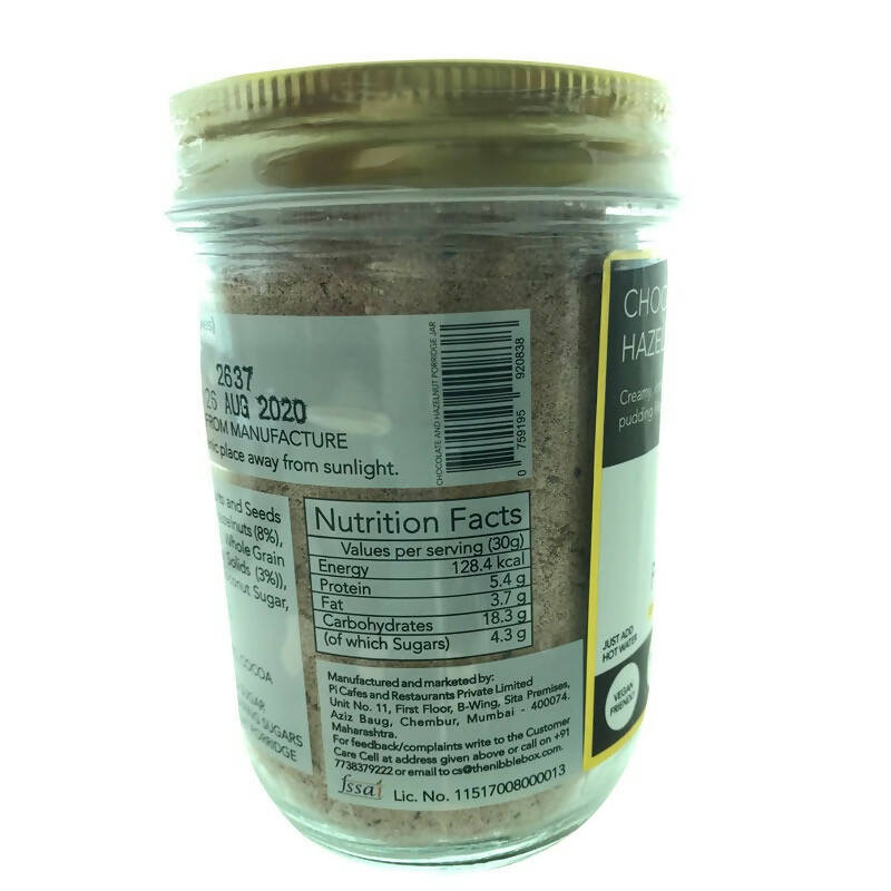 Thenibblebox Chocolate & Hazelnut Almond flour Superfood Porridge Instant Breakfast Mix | Grocsy