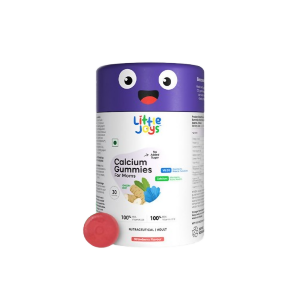 Little Joys Calcium Gummies Strawberry Flavor For Moms | Grocsy